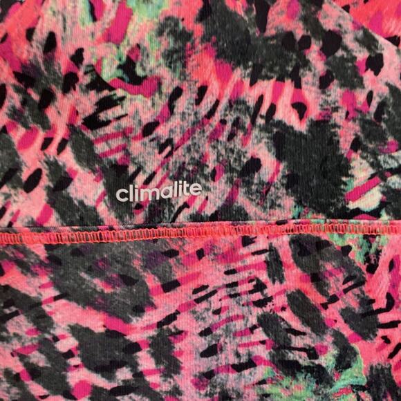 ADIDAS Youth Girls Tank Top Medium (10-12) Multicolored Animal Print Twist Back - Picture 4 of 11